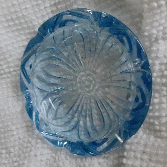 Cambridge glass | Other | Beautiful Rare Crystal Blue Uranium Glass ...